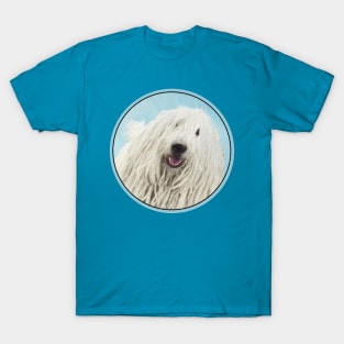 Komondor Painting - Cute Original Dog Art T-Shirt